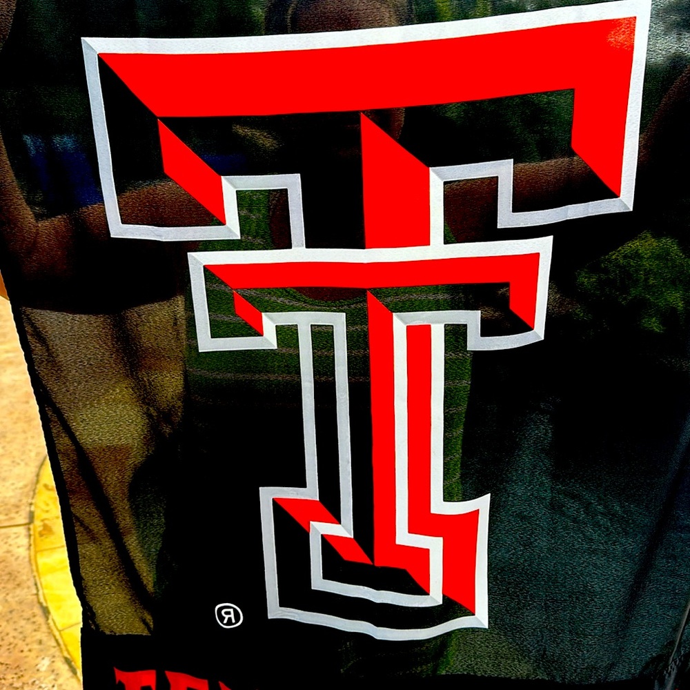 Double sided Texas tech large rectangular flag banner 29”x39” brand new